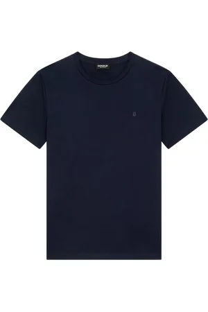 Dondup Koszulki, Mężczyzna, Niebieski, L, Stylowy T-shirt