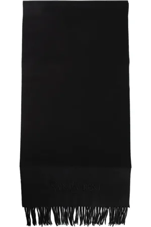 Saint Laurent Akcesoria, Mężczyzna, Czarny, ONE SIZE, Czarna Kolekcja Szalików