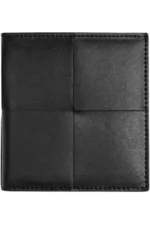 Bottega Veneta Akcesoria, Mężczyzna, Czarny, ONE SIZE, Skóra, Stylowy Portfel