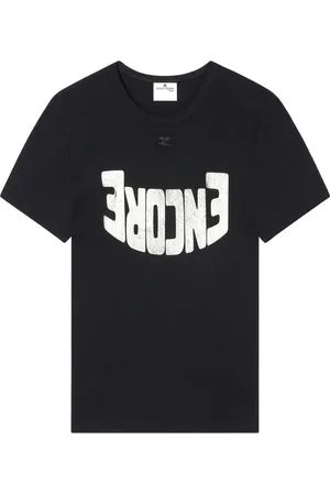 Courrèges Koszulki, Mężczyzna, Czarny, S, Bawełna, T-shirt z nadrukiem logo