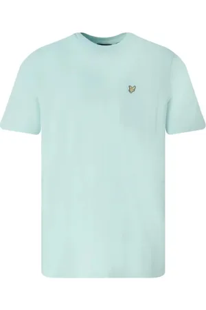Lyle & Scott Koszulki, Mężczyzna, Zielony, S, Bawełna, Klasyczna koszulka z kieszonką z krótkim rękawem