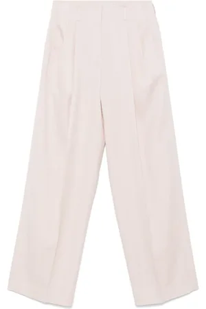 Golden Goose Spodnie, Kobieta, Różowy, S, Spodnie Flavia Wide Leg Jasnoróżowe