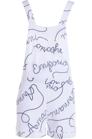 Emporio Armani Kombinezony, Kobieta, Wielobarwność, M, Bawełna, Kombinezon z logo
