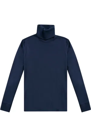 Brooks Brothers Koszulki, Mężczyzna, Niebieski, XL, Bawełna, Granatowo-Niebieska Koszulka z Bawełny Stretch