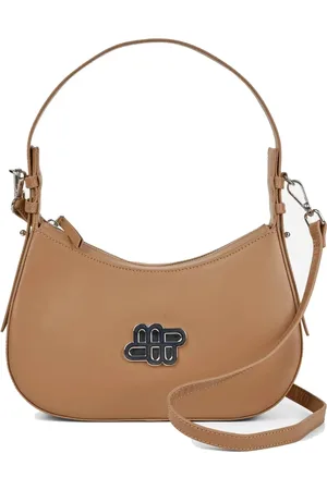 Munthe Torebki, Kobieta, brązowy, ONE SIZE, Skóra, Elegancka skórzana torba na ramię