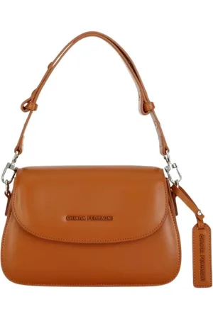 Chiara Ferragni Torebki, Kobieta, brązowy, ONE SIZE, Stylowa torebka z tkaniny z logo