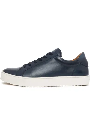 Boggi Milano Buty, Mężczyzna, Niebieski, 44 EU, Skóra, Skórzane sneakersy