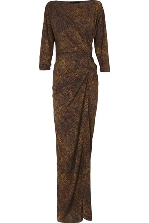 Cortana Sukienki, Kobieta, brązowy, XL, Carey Maxi Dress
