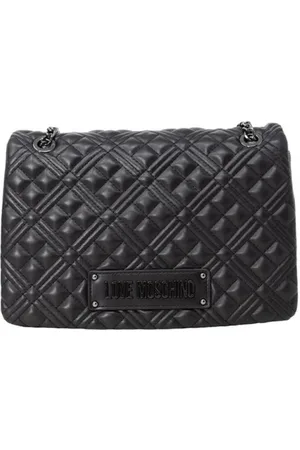 Moschino Torebki, Kobieta, Czarny, ONE SIZE, Len, Torebka z polietylenu