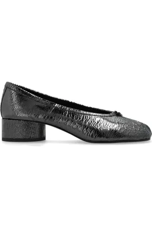 Maison Margiela Buty, Kobieta, Czarny, 39 EU, Skóra, Czółenka na obcasie Tabi