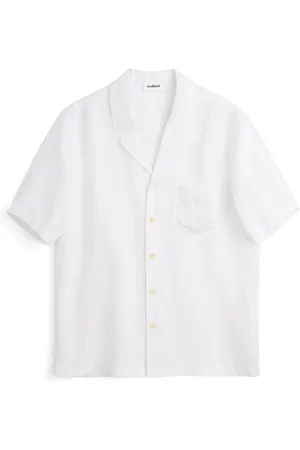 Soulland Koszule, Mężczyzna, Biały, L/XL, Orson koszula z koralikami