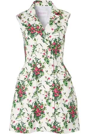 Carolina Herrera Sukienki, Kobieta, Wielobarwność, S, Bawełna, Krótka Sukienka