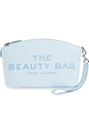 Marc Jacobs Torebki, Kobieta, Niebieski, ONE SIZE, Skóra, Kosmetyczka Skórzana The Beauty
