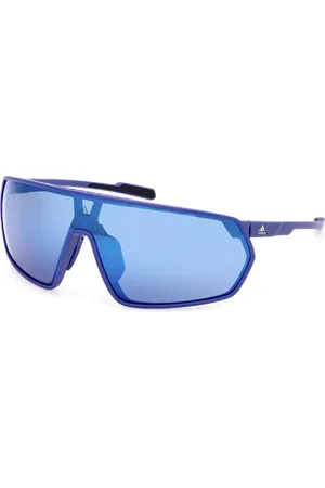 adidas Akcesoria, unisex, Niebieski, ONE SIZE, Matowe okulary przeciwsłoneczne niebiesko-zielone