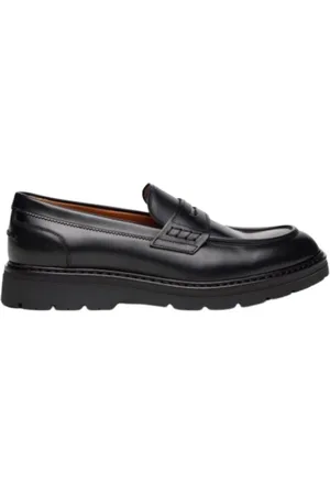 Nero Giardini Buty, Mężczyzna, Czarny, 42 EU, Skóra, Skórzane mokasyny