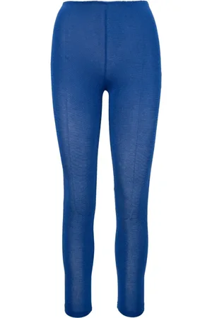 Elisabetta Franchi Spodnie, Kobieta, Niebieski, M, Poliester, Legginsy wsuwane