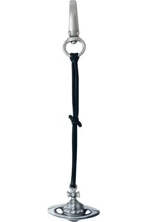 Vivienne Westwood Akcesoria, Mężczyzna, Szary, ONE SIZE, Etyczny Metalowy Brelok Orb