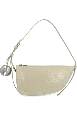 Burberry Torebki, Kobieta, Beżowy, ONE SIZE, Skóra, Skórzana torba na ramię Shield Sling
