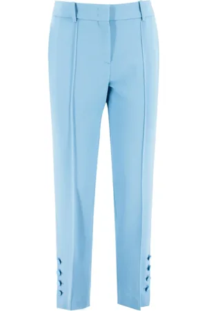 ERMANNO SCERVINO Spodnie, Kobieta, Niebieski, XS, Spodnie Slim-fit