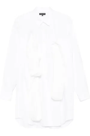 Comme des Garçons Koszule, Mężczyzna, Biały, M, Bawełniana Koszula Relaksujący Fason