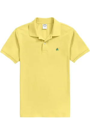 Brooks Brothers Koszulki, Mężczyzna, Żółty, XL, Bawełna, Golden Fleece Original Fit Stretch Supima Polo Shirt