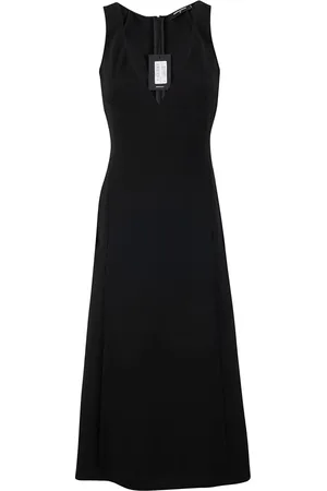 Dsquared2 Sukienki, Kobieta, Czarny, S, Sukienka midi