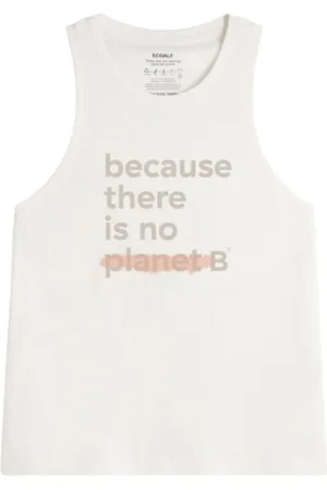 ECOALF Koszulki, Kobieta, Biały, M, Bezrękawnik Underlinedalf T-shirt