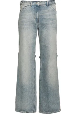 Courrèges Jeansy, Kobieta, Niebieski, S, Bawełna, Sailor Jeansy