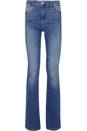 Liu Jo Jeansy, Kobieta, Niebieski, W32, Denim, Niebieskie jeansy denim o swobodnym, uniwersalnym wyglądzie