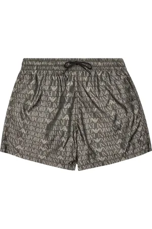Emporio Armani Stroje kąpielowe, Mężczyzna, Szary, XL, Szary Stylowy Zegarek Modowy