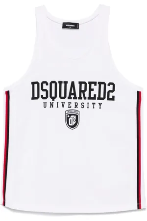Dsquared2 Koszulki, Mężczyzna, Biały, M, Stylowa Kolekcja Odzieży Fashion