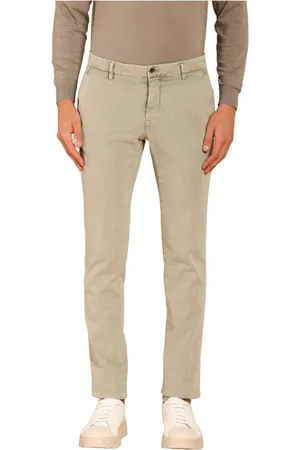 Masons Spodnie, Mężczyzna, Zielony, 2XL, Bawełna, Wąskie spodnie chino z efektem marmurku