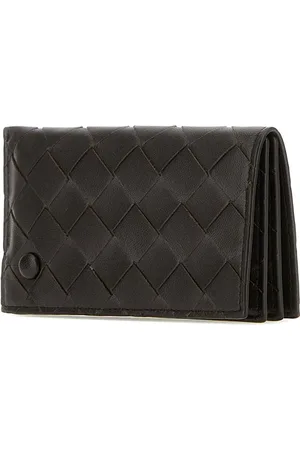 Bottega Veneta Akcesoria, Kobieta, brązowy, ONE SIZE, Skóra, Elegancki Wizytownik