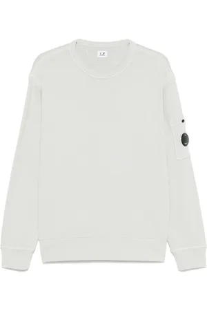 C.P. Company Bluzy, Mężczyzna, Szary, 2XL, Bawełna, Szary Sweter