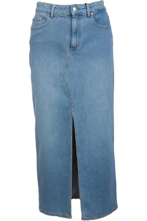 Chiara Ferragni Spódnice, Kobieta, Niebieski, 3XS, Denim, Denimowa Spódnica