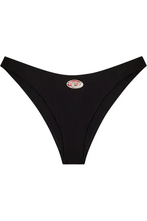 Diesel Stroje kąpielowe, Kobieta, Czarny, S, Nylon, Majtki od bikini Sea