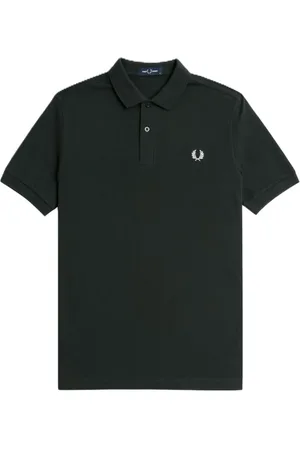 Fred Perry Koszulki, Mężczyzna, Zielony, L, Bawełna, Zielona koszulka polo z bawełny