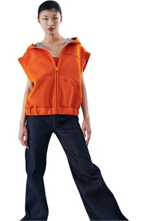 BACON Kurtki, Kobieta, Pomarańczowy, S, W NEW Order Gilet Jacket Fleece