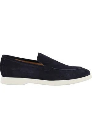 TAGLIATORE Buty, Mężczyzna, Niebieski, 44 EU, Zamsz, Mocassino Suede