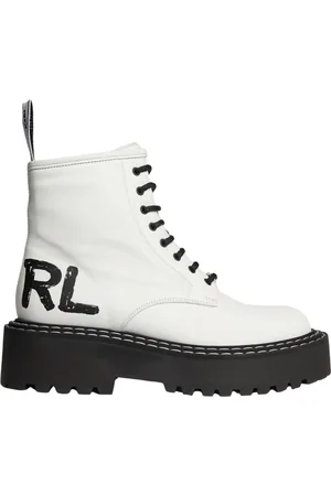 Karl Lagerfeld Buty, Kobieta, Biały, 40 EU, Patrol II Logo Szczotka