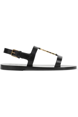 Saint Laurent Buty, Kobieta, Czarny, 37 EU, Sandał Cassandra z Obcasem 1cm