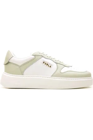 Furla Buty, Kobieta, Biały, 36 EU, Białe sportowe sneakersy z niską cholewką