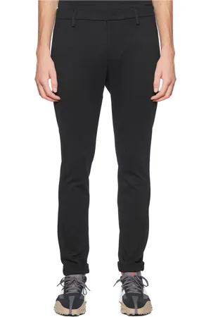 Dondup Spodnie, Mężczyzna, Czarny, W36, Bawełna, Spodnie Stretch Jersey