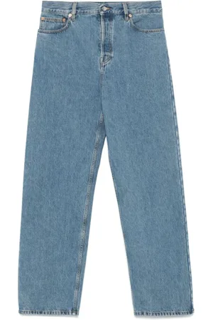 Gucci Jeansy, Kobieta, Niebieski, W27, Denim, Niebieskie Jeansyy z Ukrytym Suwakiem