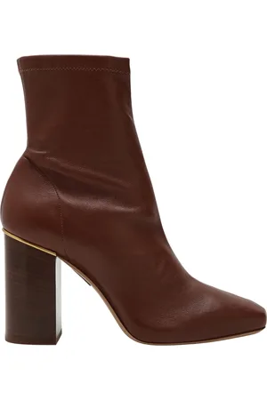 Chloé Buty, Kobieta, brązowy, 36 EU, Skóra, Botki Medium Amber