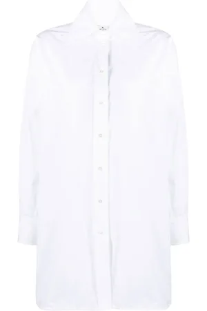Etro Bluzki, Kobieta, Biały, S, Bawełna, Koszula Camicia 990