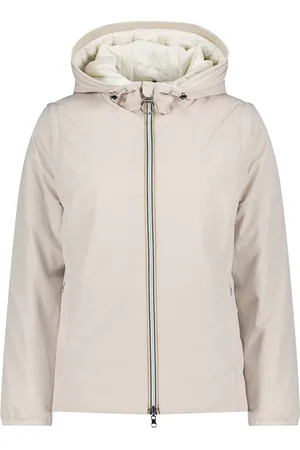 Betty Barclay Kurtki, Kobieta, Beżowy, 4XL, Odwrotna kurtka z kapturem