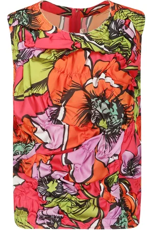 Comme des Garçons Koszulki, Kobieta, Wielobarwność, S, Bluzka bez rękawów