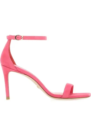 Stuart Weitzman Buty, Kobieta, Różowy, 38 EU, Skóra, Nunakedcurve 85 Sandals