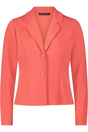 Betty Barclay Kurtki, Kobieta, Czerwony, S, Elegancki Blezer z Guzikami